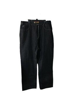 AKADEMICS BLACK DENIM JEANS CDC/0100964 MENS SIZE 42